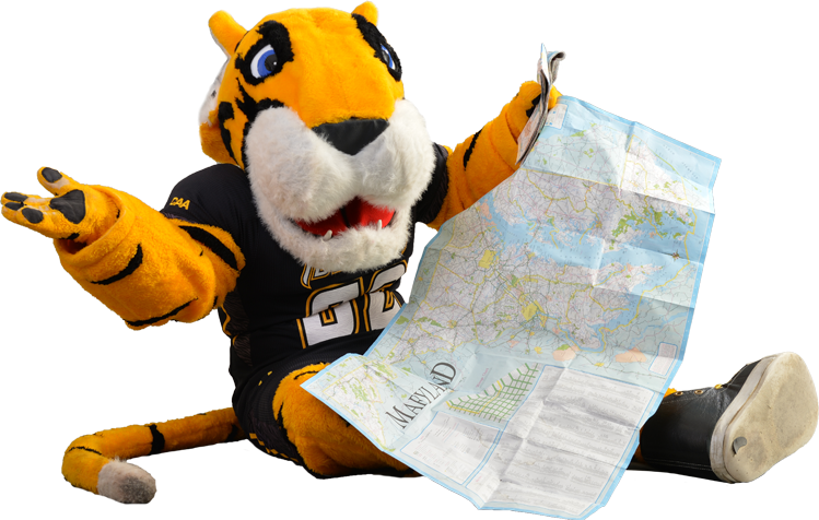 Mascot with Map