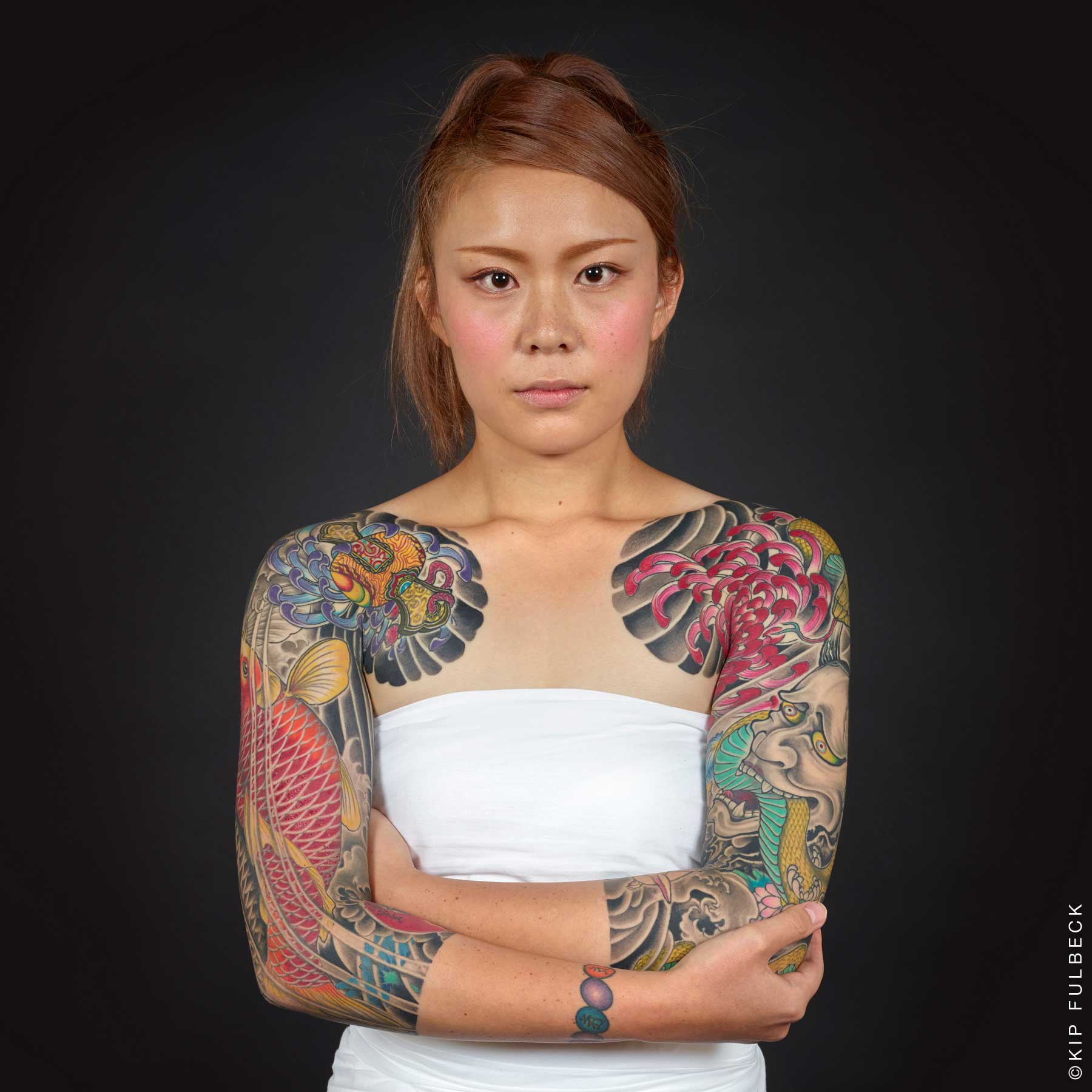 Tattoo by Horikiku; photo by Kip Fulbeck
