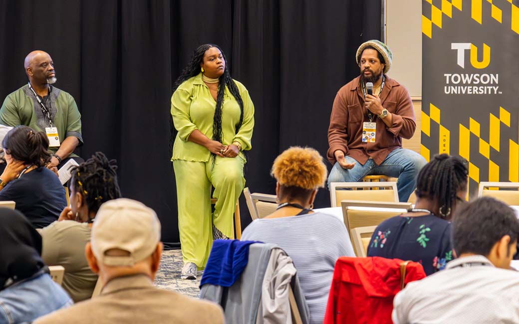 Donn Worgs, Brittany Young, founder and Eric Jackson discuss leadership challenges