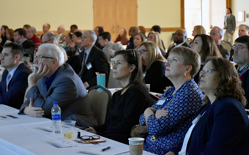 Audience at the 2018 outlook forum