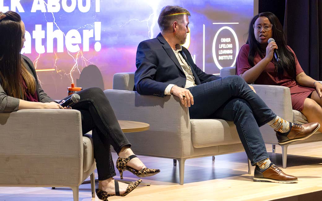 local experts speaking about the weather