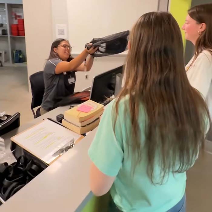 TU students at Burdick Hall