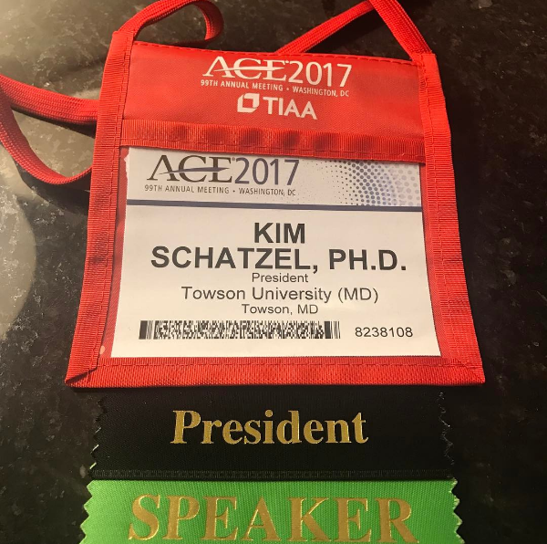 ACE pass for President Schatzel