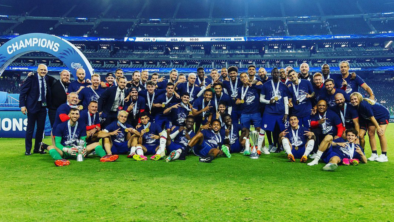 Steve Fell and US men's soccer team