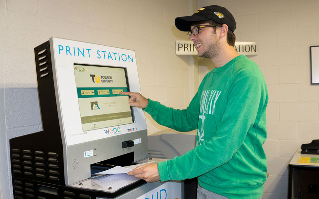photo kiosk print station