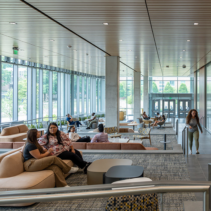 inside the new CHP building
