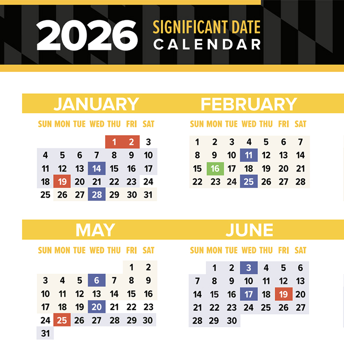 Calendar graphic