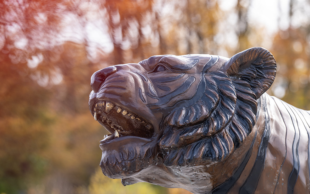 tiger statue