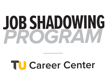 Job Shadowing Program TU Career Center brandmark