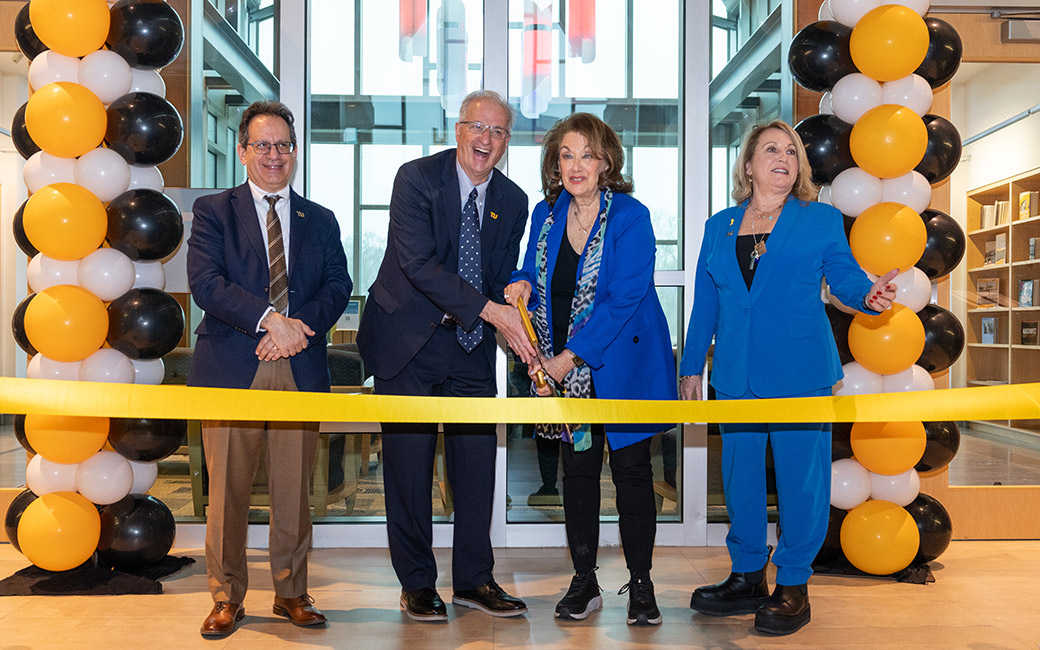 Berman center ribbon cutting