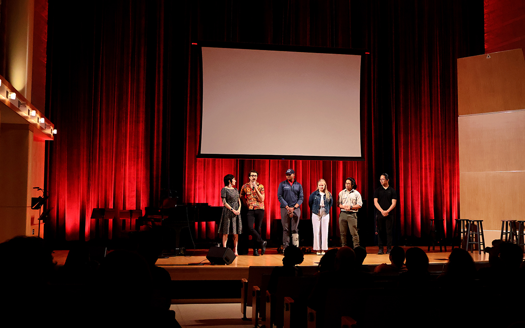 A panel of filmmakers from "Halloween in June"
