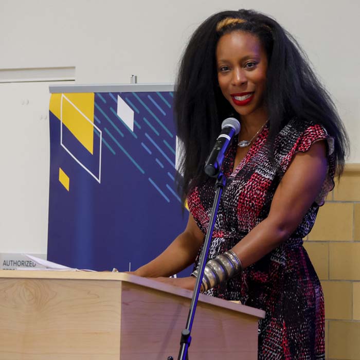 April at the Athena speaker series