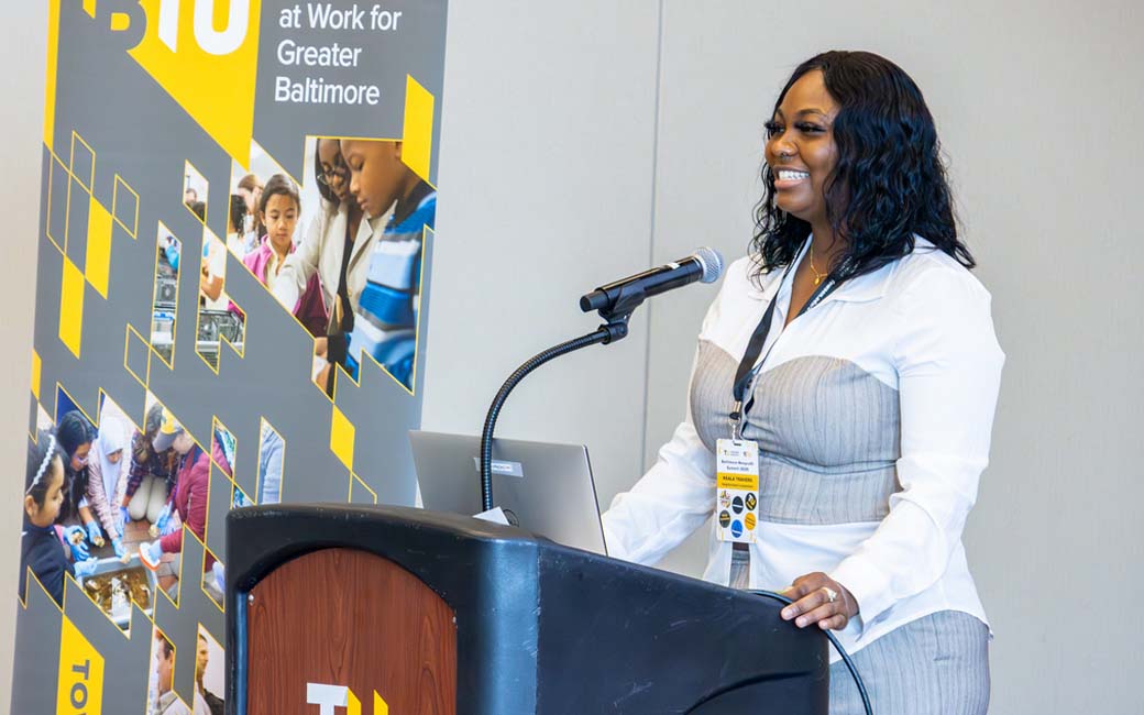 Keala Travers speaking