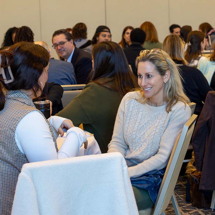 Woman leading a meeting
