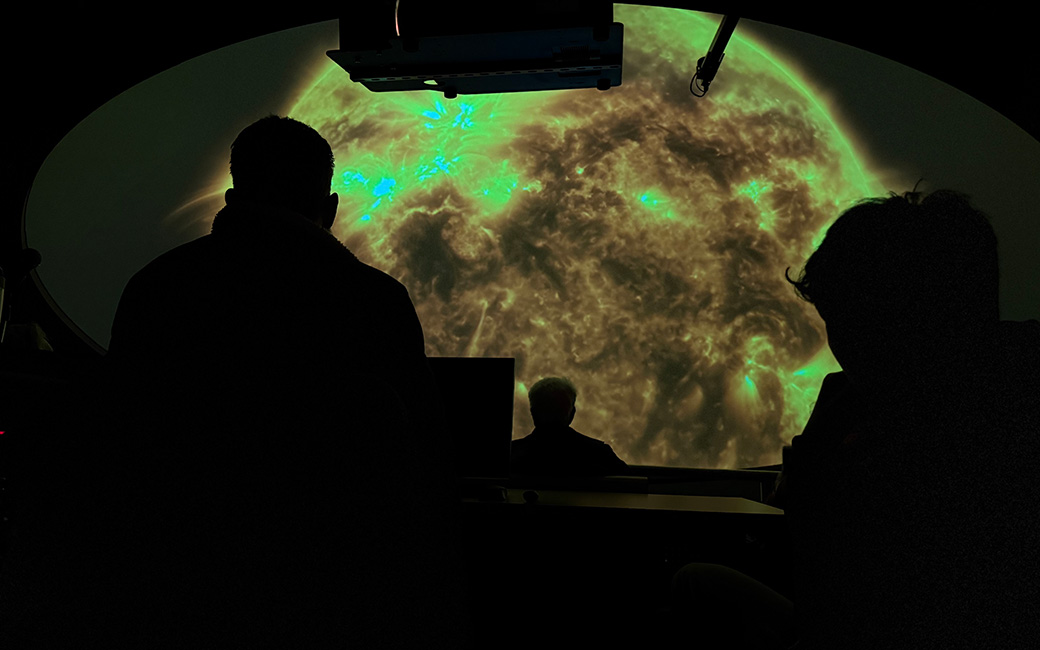 Planetarium showing at TU