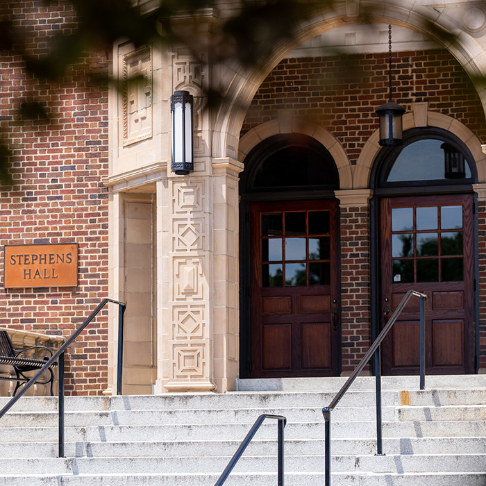 Doorway to Stephen's Hall 