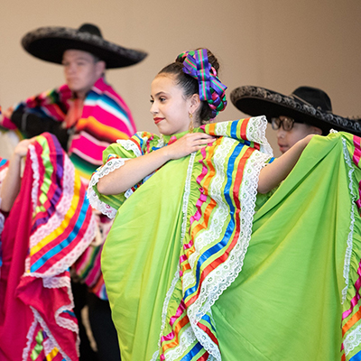 Dance performers from the Latine/X community