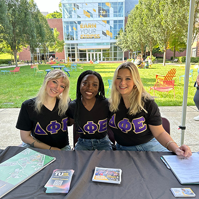 Students from a TU sorority