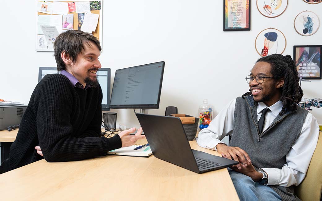 Kaden Mont and colleague