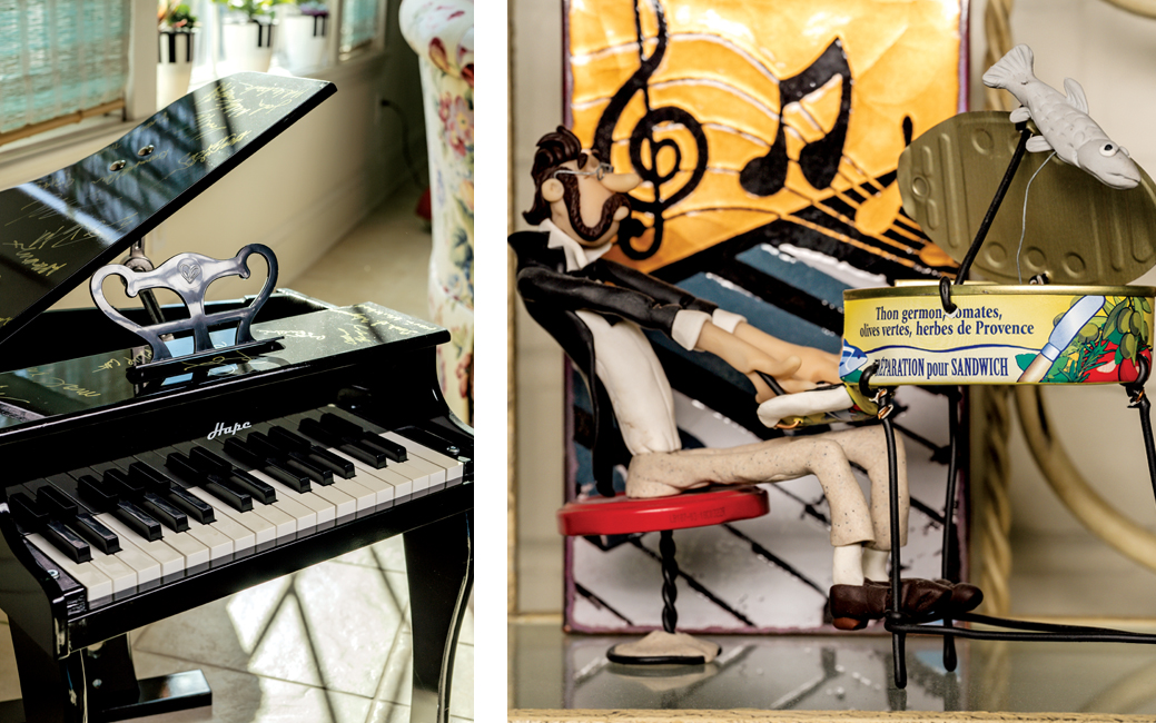 Piano figuerines from Bill Murray's house