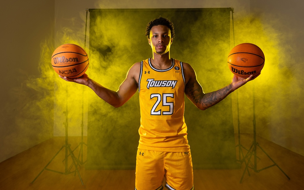 TU men's basketball player, Messiah Jones. 