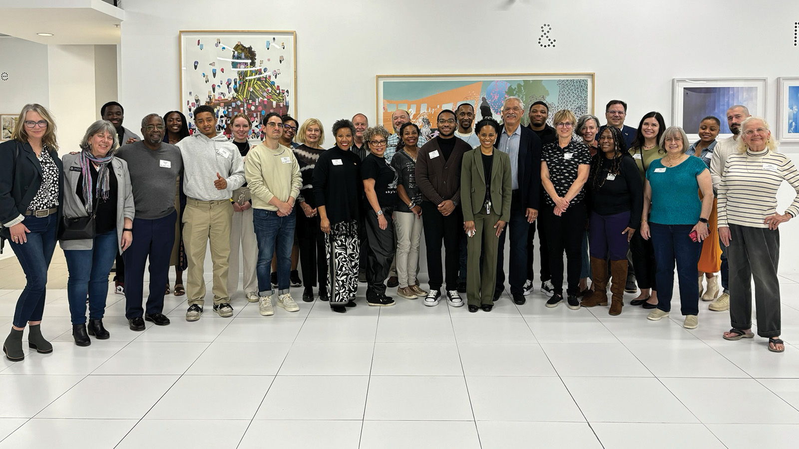 TU alumni at the Museum of African American Art in Los Angeles