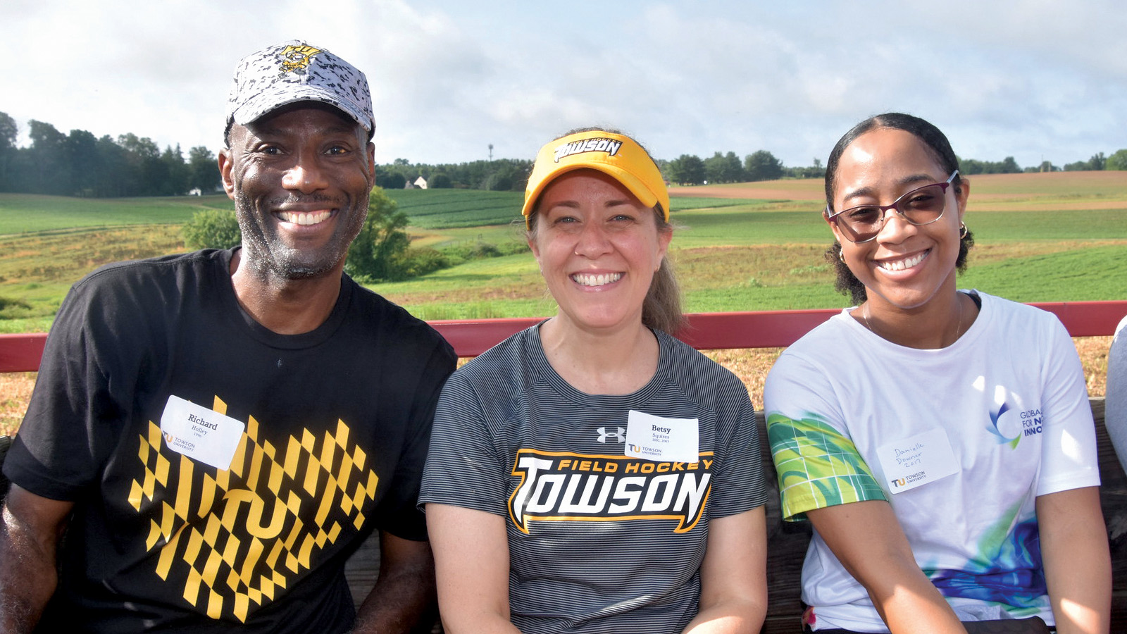 Richard Holley, Betsy Squires and Danielle Downer