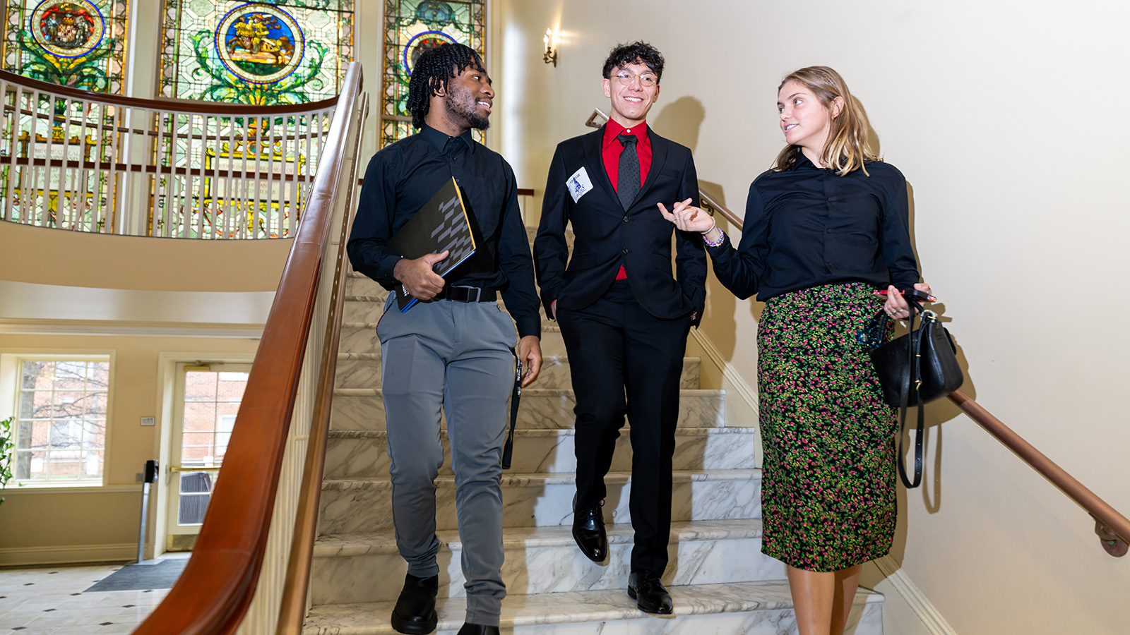 TU students in the state capital in Annapolis