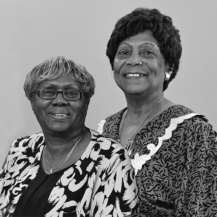 Marvis Barnes and Myra Harris