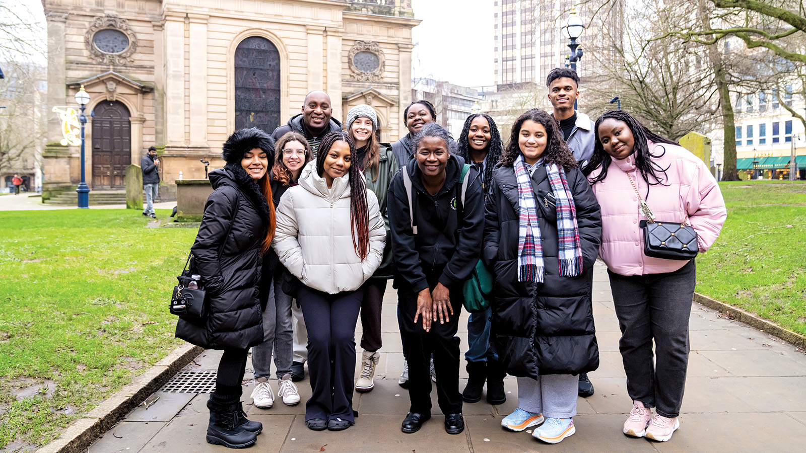 TU students abroad in Birmingham