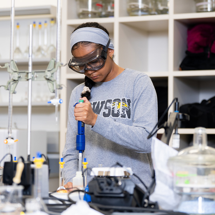 Student Doing Chemistry Research