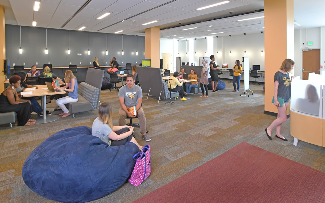 The Albert S. Cook Library's 24/7 room