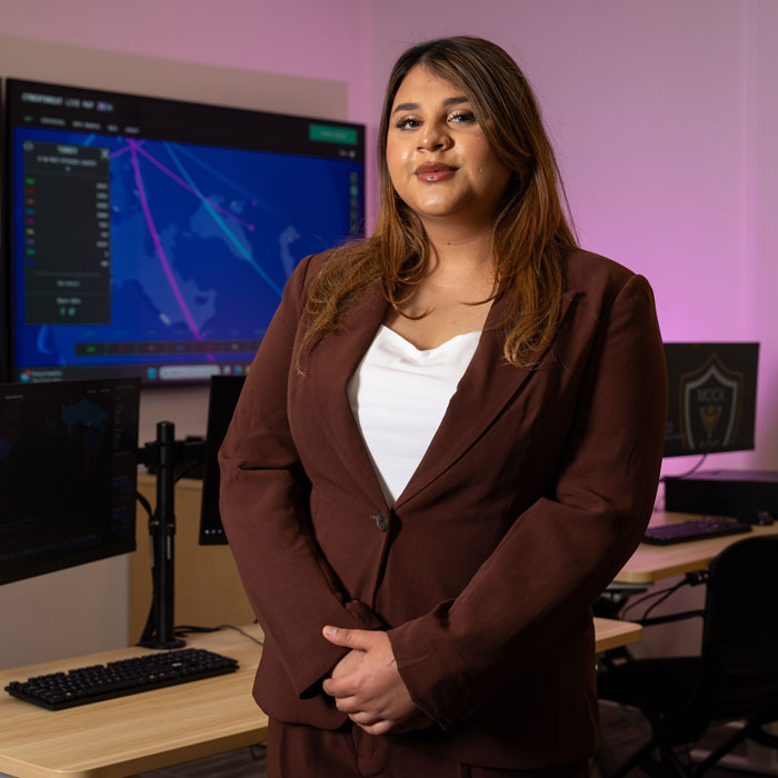 TU Senior Computer Science major Equara Kahn