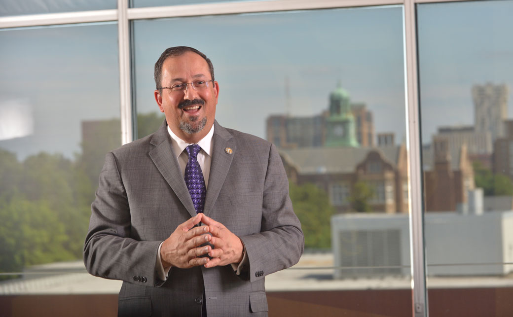 Daraius Irani, vice president of Towson University's Division of Innovation and Applied Research, will deliver the economic forecast at the Economic Outlook Forum on Thursday, Oct. 19 in West Village Commons. 