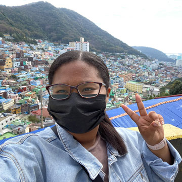 Deja McLean in Seoul, South Korea