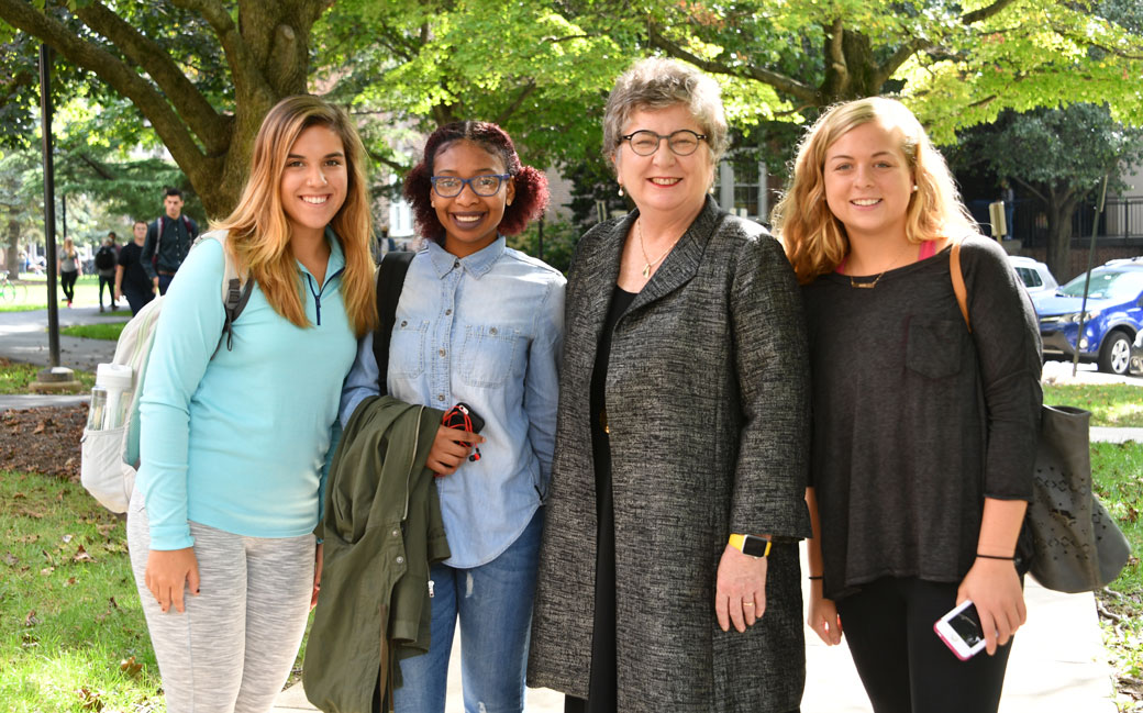 Towson University President Kim Schatzel is one of many members of the Towson University community that was a first generation college student. Towson University will celebrate its first generation students, faculty and staff on Wednesday, Nov. 8 inside the Chesapeake Room of the University Union, starting at 1p.m. 