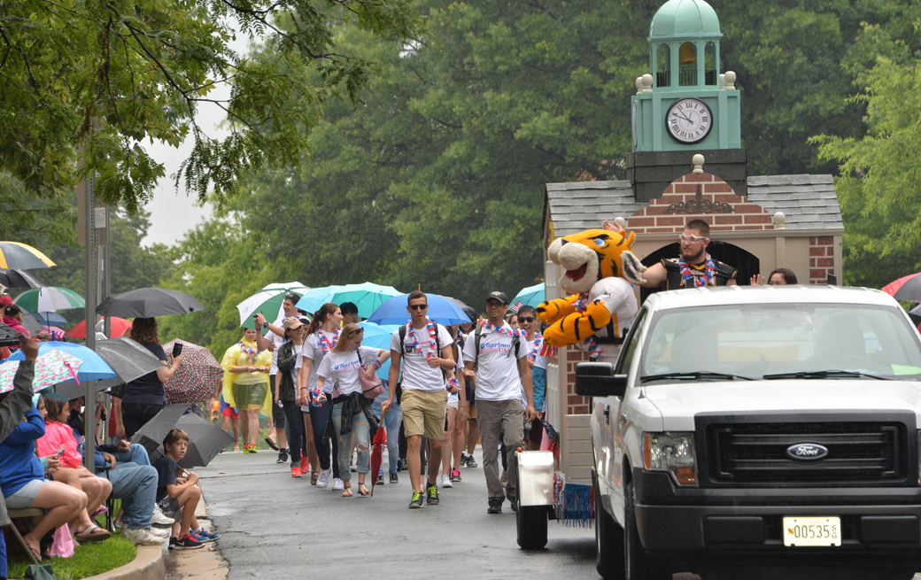 The Towson Fourth of July Parade is celebrating its 120th anniversary on Monday morning. This year, Towson University President Kim Schatzel will serve as the parade's grand marshal. The parade will also feature the TU Pep Band, Towson Tigers football team and school mascot Doc.  