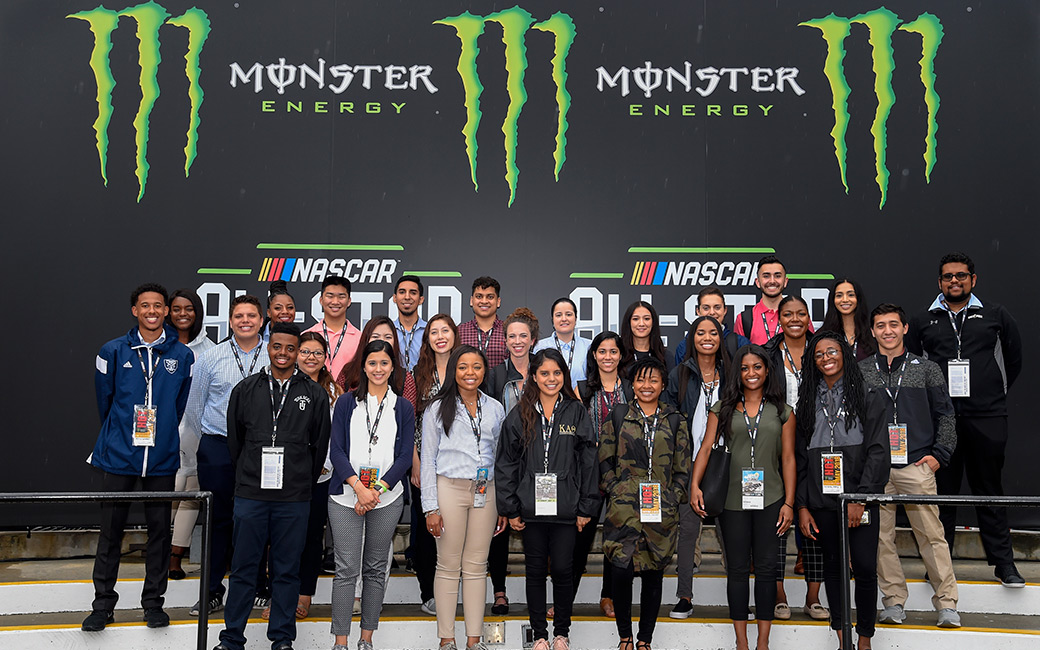 NASCAR Diversity Internship group photo