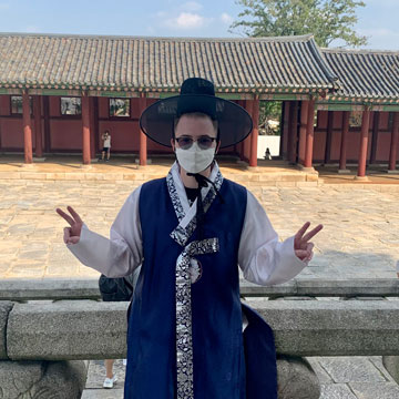 Kyle Powers '22 in Seoul, South Korea