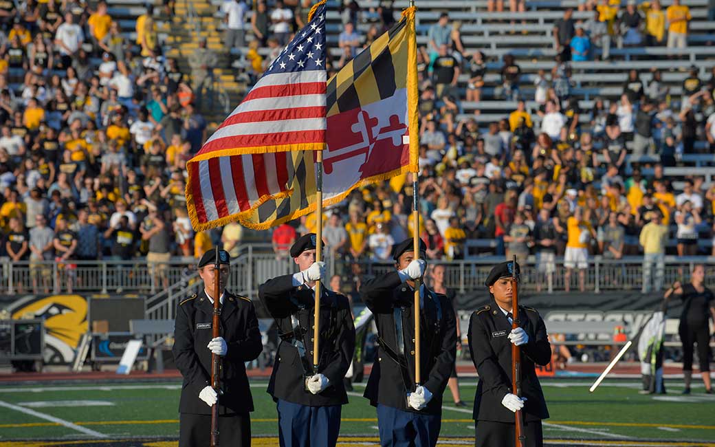 Towson University Athletics' 2015 Military Appreciation football game.