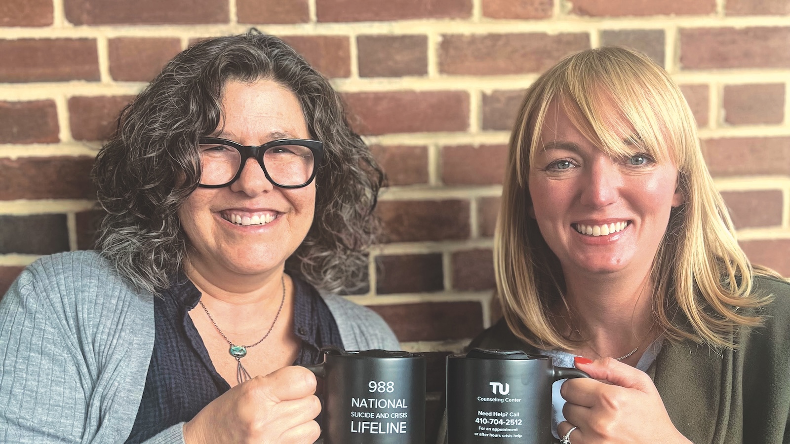 TUCC Director Molie Herman, left, and Amber Lea Walser, coordinator of anxiety and depression services.