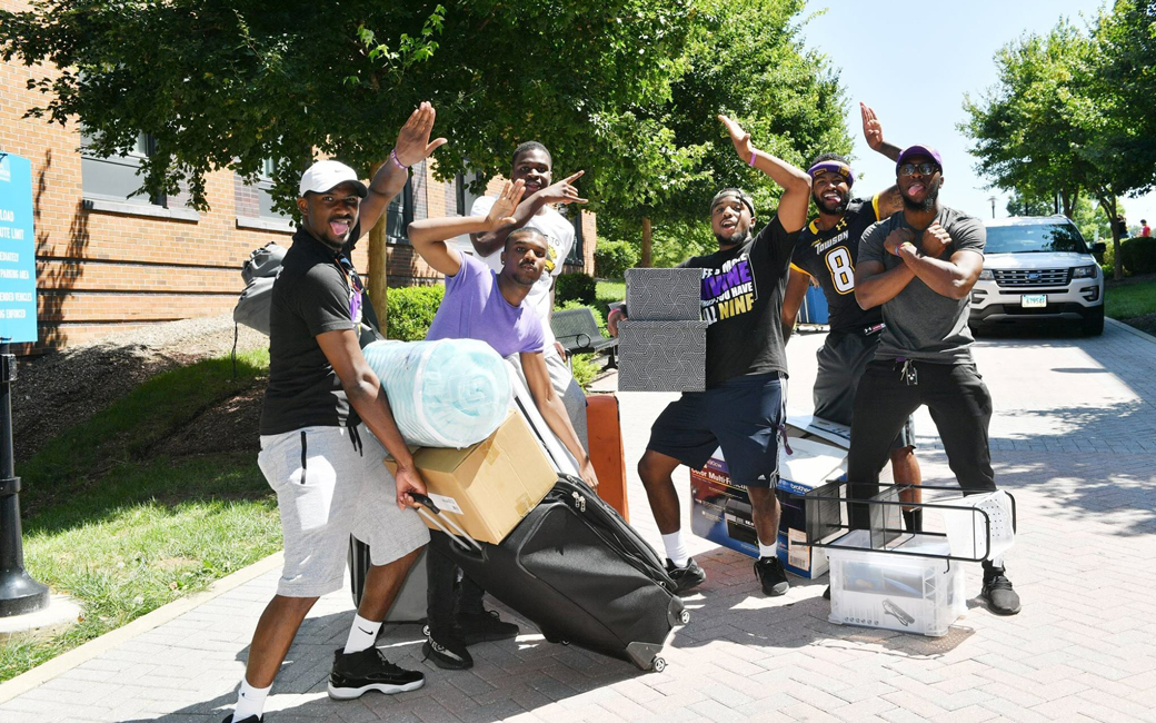 Members of Omega Psi Phi Fraternity