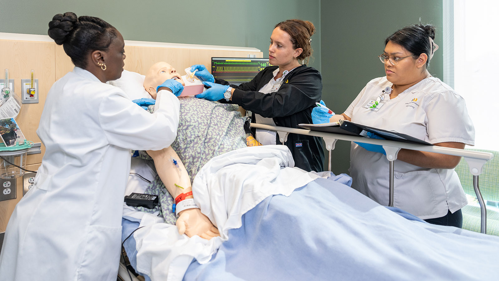 nurses working