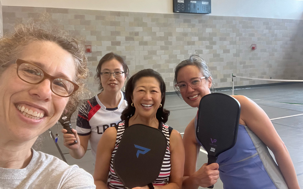 AFSA members after pickleball