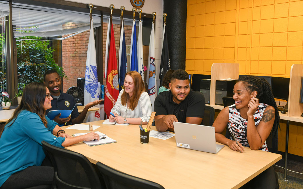 Students in the Military & Veterans Center