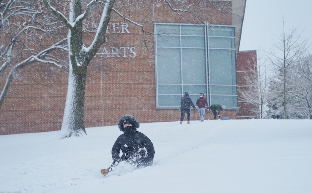 sledding