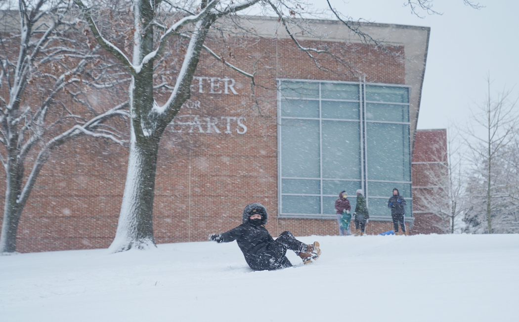 sledding three