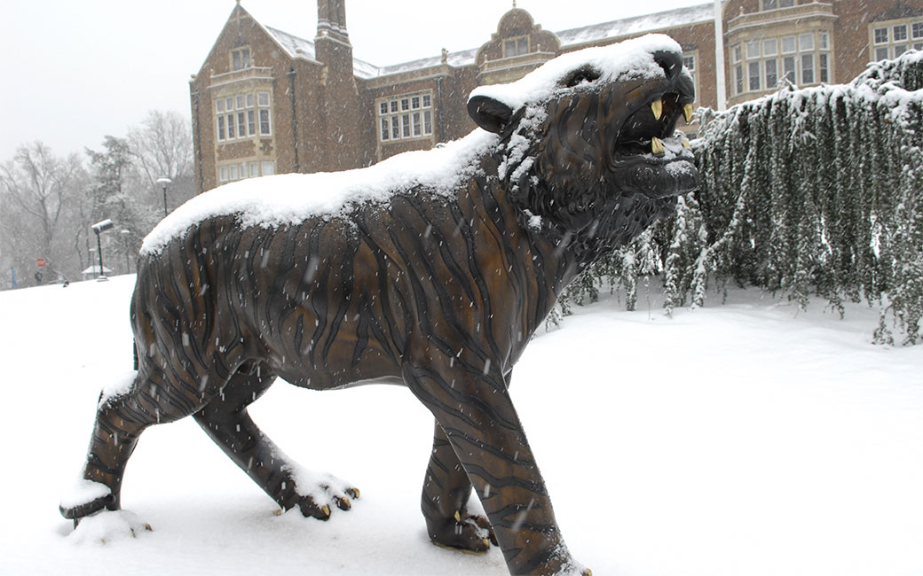 Campus in Snow