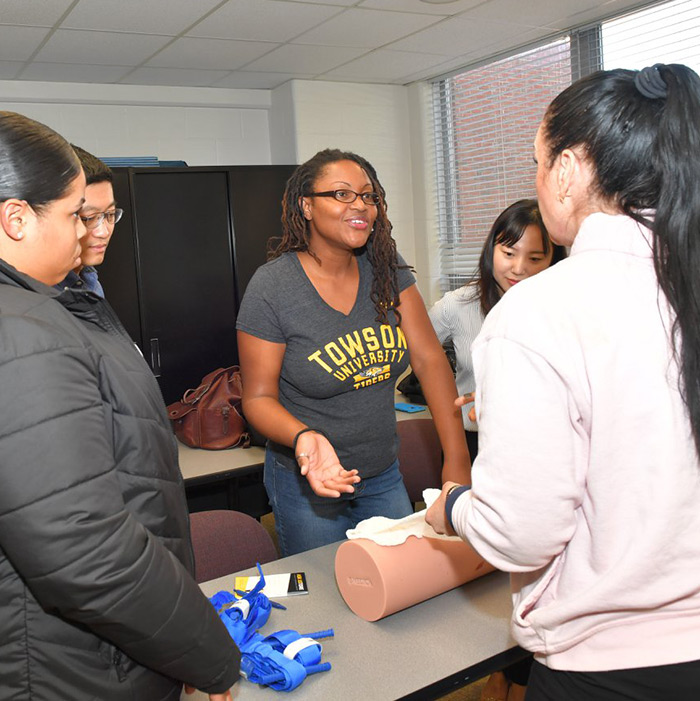 Faculty during bleeding control training