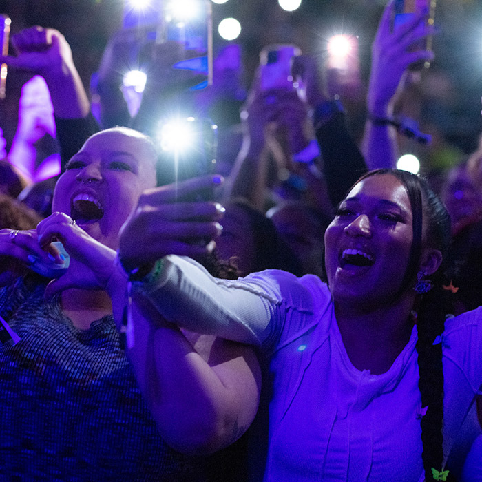 students at Tigerfest concert